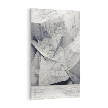 Obraz na płótnie 50x70 - Architektura w trójwymiarowym wymiarze - architektura, 3D