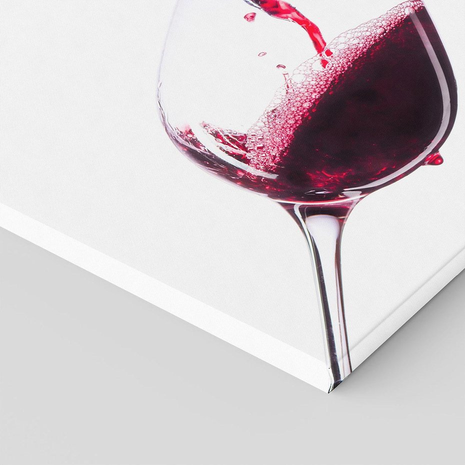 Obraz na płótnie 120x80 - Radość w smaku wina - wino