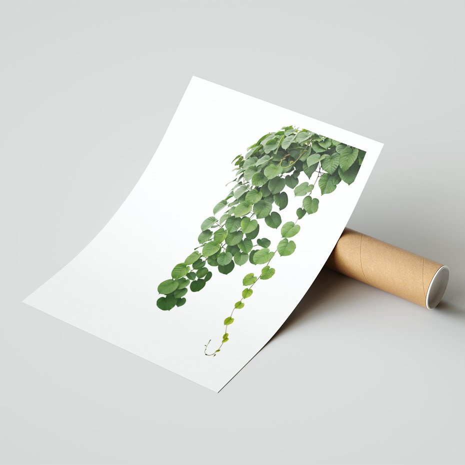 Plakat bez ramy 30x40 - Świeżość Natury - liście, zielone