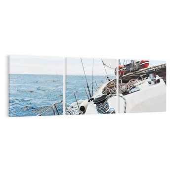 Obraz na płótnie 120x40 - Moc żaglowca na pełnym morzu - żaglowiec, jacht