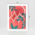 Plakat bez ramy 30x40 - Migotliwe Kształty Plam - nowoczesny plakat, abstrakcyjne kwiaty