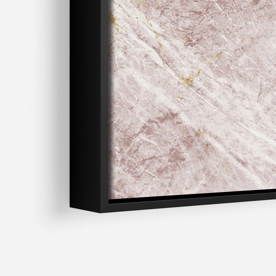 Obraz w ramie 50x70 - Wyjątkowa Stylizacja - marmur, złoto - rama czarna