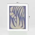 Plakat bez ramy 30x40 - Kształty Niewidzialnych Granic - abstrakcyjna sztuka, skandynawski styl