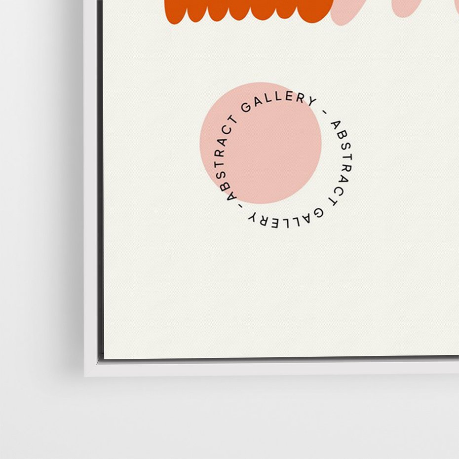 Obraz w ramie 50x70 - Rondo melancholii - para zakochanych, graficzny obraz - rama biała