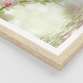 Plakat w ramie 30x40 - Orchidea w Spa - orchidea, kwiaty - rama drewno