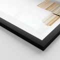 Plakat w ramie 30x40 - Estetyka Literatury - stos książek, minimalistyczna kompozycja - rama czarna