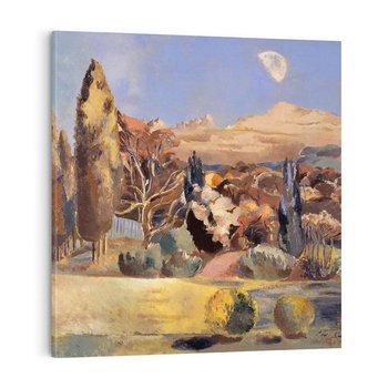 Obraz na płótnie 80x80 - Landscape of the Moon's First Quarter (1943), Paul Nash - Reprodukcja - reprodukcja, obraz na płótnie