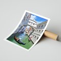 Plakat bez ramy 50x70 - Romantyczna gondola w Wenecji - Wenecja, gondola