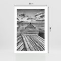 Plakat bez ramy 21x30 - Pomost nad Morzem - pomost, morze