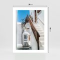 Plakat bez ramy 30x40 - Schody Uliczką W dół - schody, uliczka