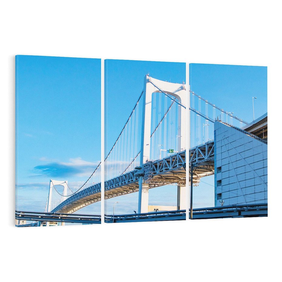 Obraz na płótnie 120x80 - Most niebo architektura - most, niebo