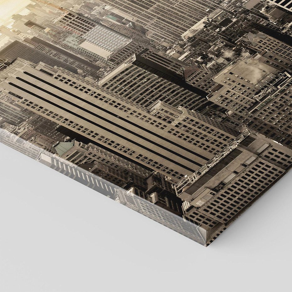 Obraz na płótnie 50x70 - Magia Manhattanu: miasto, które nigdy nie śpi - Manhattan, NY