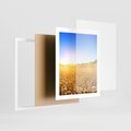 Plakat w ramie 40x50 - Żyzne Pola - pole, pszenicy - rama biała