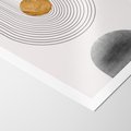 Plakat bez ramy 30x40 - Geometryczny Blask - nowoczesna grafika, geometria