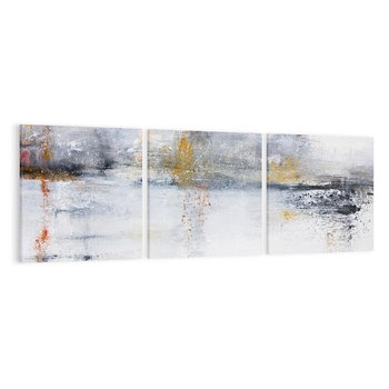 Obraz na płótnie 150x50 - Kontrastujące Chaosy - abstrakcja, kontrast