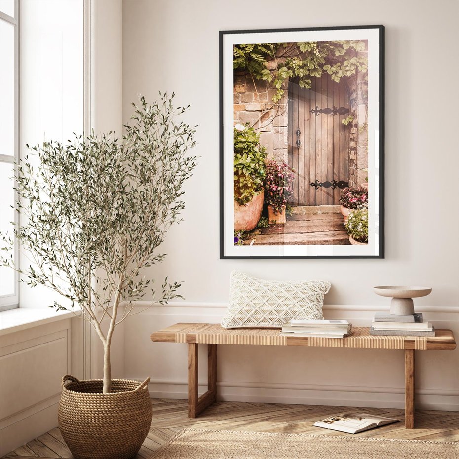 Plakat bez ramy 21x30 - Wyjątkowy Klimat - drzwi, stare