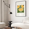 Plakat bez ramy 30x40 - Kreatywne Wibracje - sztuka nowoczesna, kolorowe kwiaty