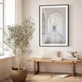 Plakat bez ramy 30x40 - Architektoniczne Przejście - architektura, korytarz