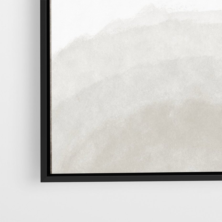 Obraz w ramie 70x100 - Impresje Energii - rozmyte cienie, abstrakcja - rama czarna