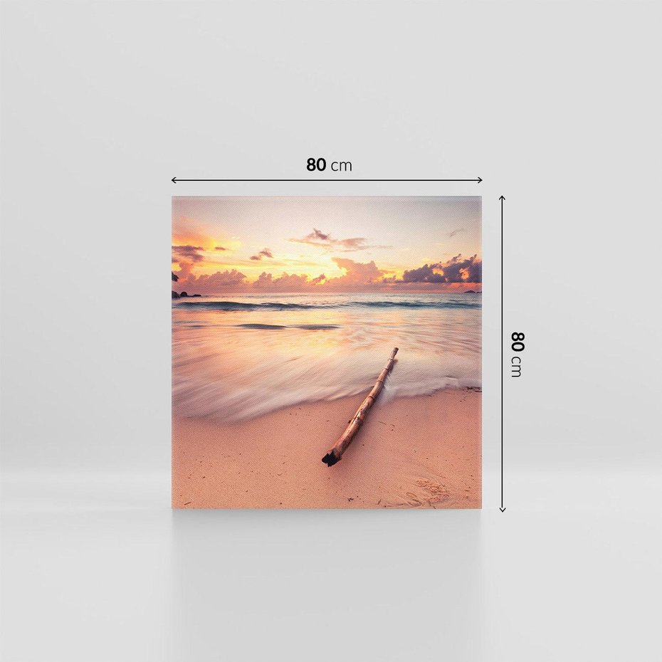 Obraz na płótnie 80x80 - Magia Morza - plaża, morze