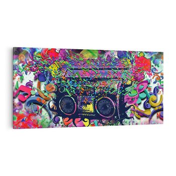 Obraz na płótnie 140x70 - Harmonia Muzyki - grafika, muzyka