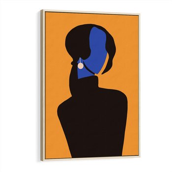 Obraz w ramie 70x100 - Transformacja Form - sztuka nowoczesna, plakat - rama drewno