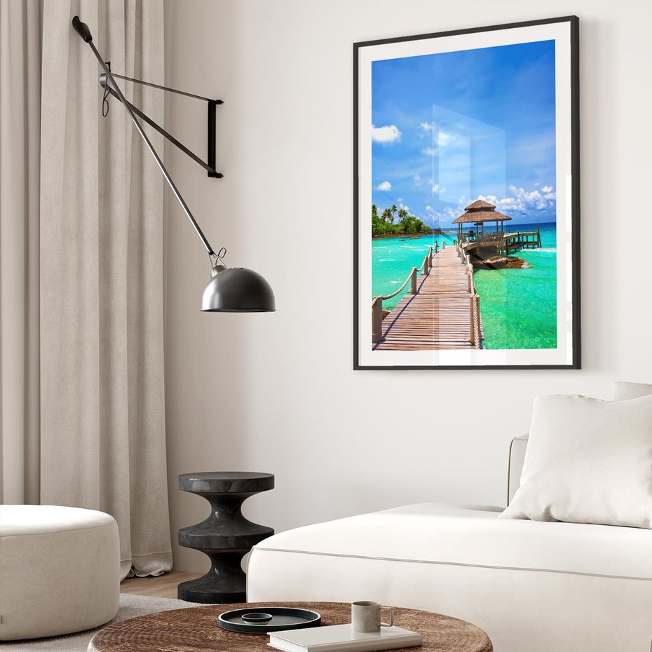 Plakat bez ramy 30x40 - Magia tropikalnego oceanu - ocean, tropiki