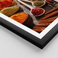 Plakat w ramie 30x40 - Smakowite Aromaty - przyprawy, kuchnia - rama czarna