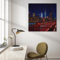 Obraz na płótnie 80x80 - Most w Nowym Jorku - Manhattan - most, Nowy Jork