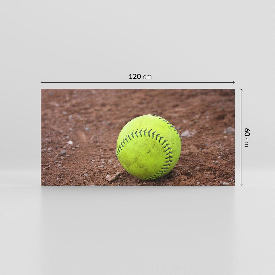 Obraz na płótnie 120x60 - Baseballowa Fuzja Sportu - baseball, piłka
