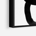 Obraz w ramie 50x50 - Kształtując Granice - abstrakcja, minimalizm - rama czarna