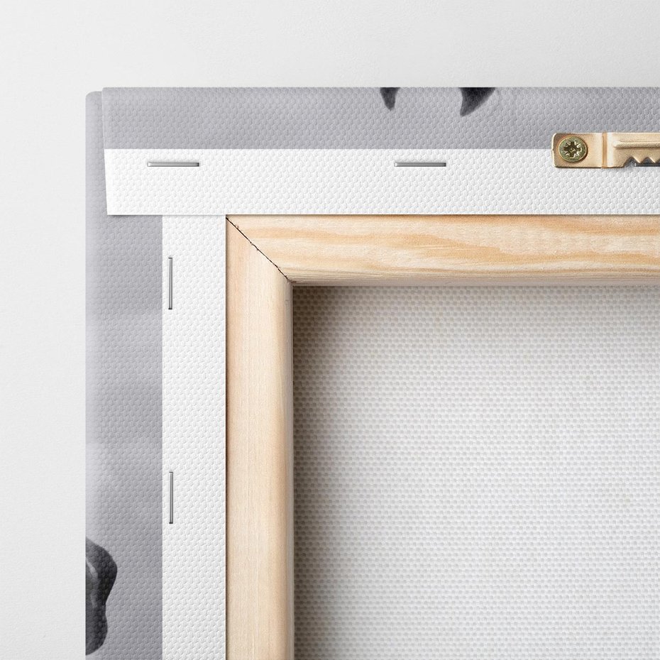 Obraz na płótnie 120x60 - Moc i Wolność - czarno biała fotografia, biały