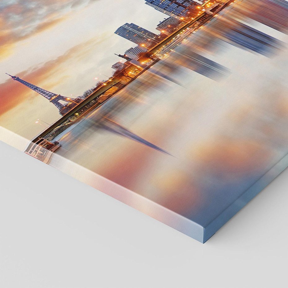 Obraz na płótnie 70x50 - miasto zakochanych - Paryż, Francja