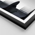 Plakat w ramie 40x50 - Elegancja Współczesności - architektura, nowoczesne formy - rama czarna