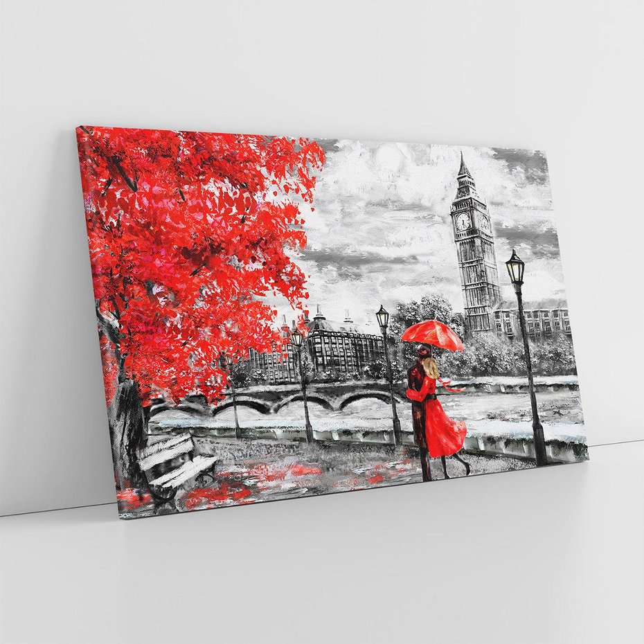 Obraz na płótnie 120x80 - Big Ben w Londynie - londyn, big ben