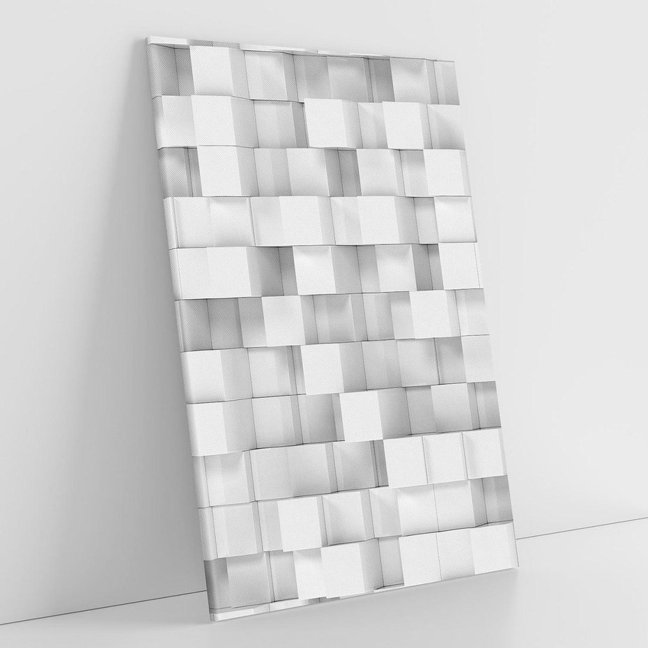 Obraz na płótnie 50x70 - Gra form i kolorów - 3D, abstrakcja