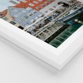Plakat w ramie 30x40 - Miejska Dynamika - Dania, Kopehaga - rama biała