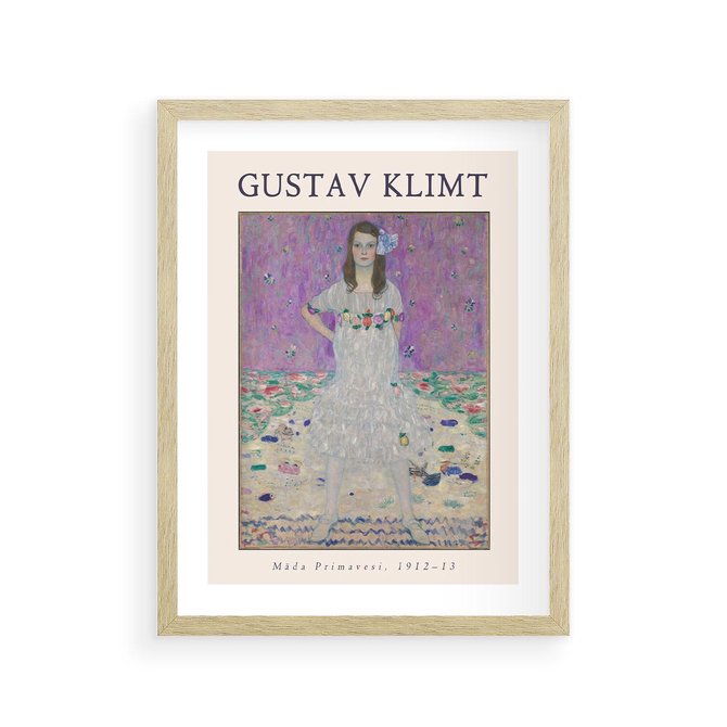 Plakat w ramie 30x40 - Gustav Klimt: Reprodukcja - reprodukcja, gustav klimt - rama drewno