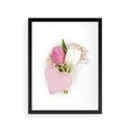Plakat w ramie 30x40 - Kolorowa Harmonia - kwiaty, bukiet - rama czarna