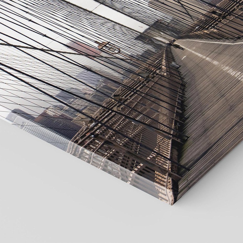 Obraz na płótnie 30x30 - Nowoczesna Linia - most, nowoczesna