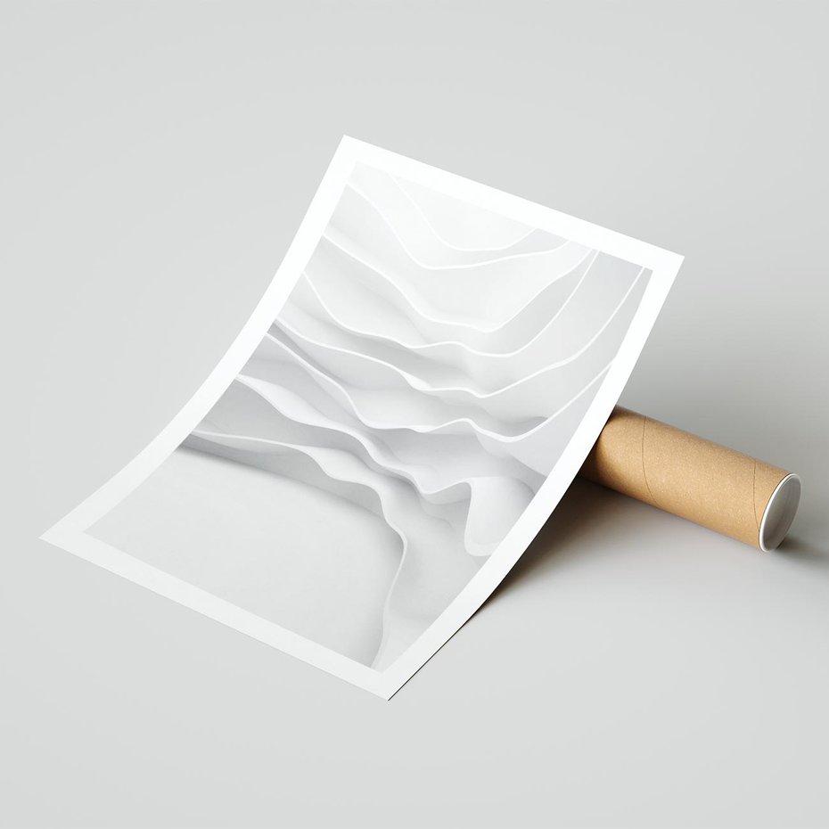 Plakat bez ramy 21x30 - Żywa Natur - 3d, abstrakcja