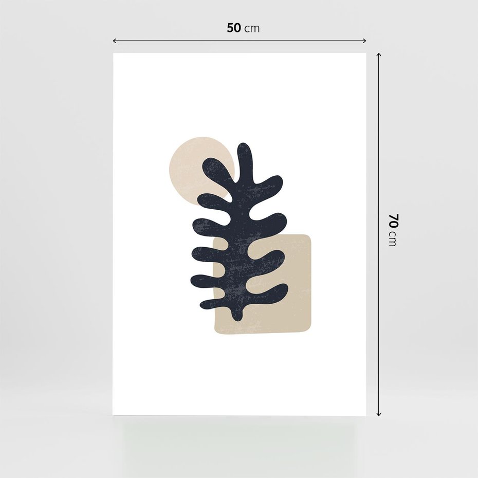 Plakat bez ramy 50x70 - Opowieść Przenikających Energii - inspiracja mattise, abstrakcja