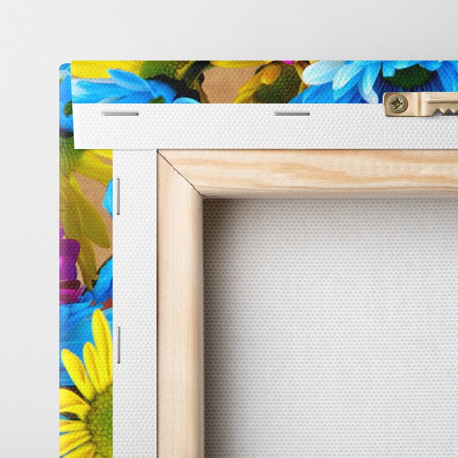 Obraz na płótnie 60x60 - Kwiatowy Świat - kwiat, kwiaty