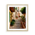 Plakat w ramie 40x50 - Uroczysta perspektywa uliczki - uliczka, perspektywa - rama drewno