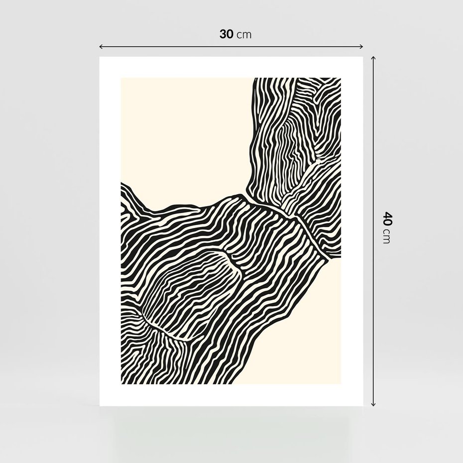 Plakat bez ramy 30x40 - Podróżne Impresje - boho plakat, rycina