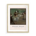 Plakat w ramie 50x70 - Elegancja Baletu - Edgar Degas, reprodukcja obrazu - rama drewno