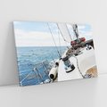 Obraz na płótnie 120x80 - Moc żaglowca na pełnym morzu - żaglowiec, jacht