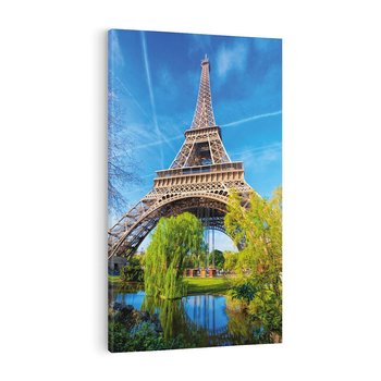 Obraz na płótnie 80x120 - Wieża Eiffla w Paryżu - Eiffla, Paryż