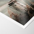 Plakat bez ramy 30x40 - Wiejska Idylla: Młyn w Polu - wiatrak, młyn w polu