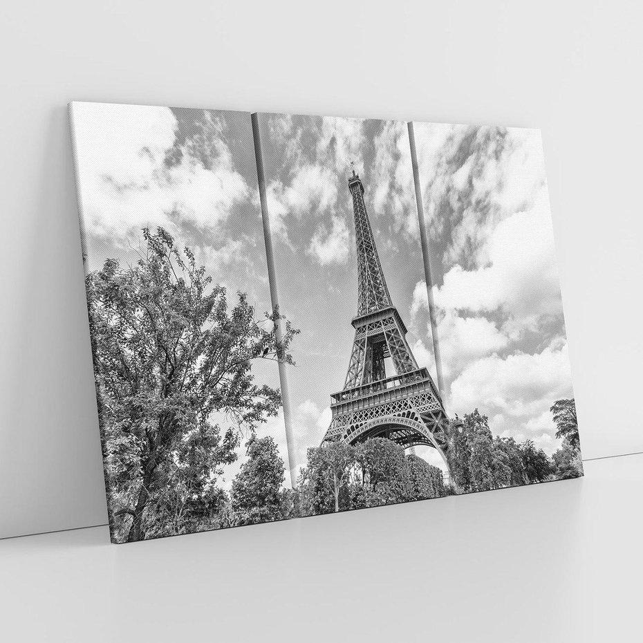 Obraz na płótnie 120x80 - Piękno architektury - Wieża, Eiffla